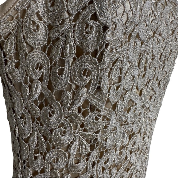 Aspeed Women’s Juniors Formal Elegant Cream Lace Dress With Shawl Size 3/4 - Picture 7 of 14